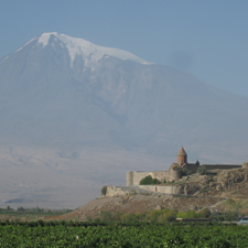 Kloster Khor Virap vor dem Berg Ararat