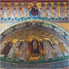 Apsismosaik, Basilica Eufrasiana, Porec
